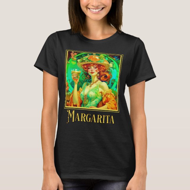 Margarita Art nouveau T Shirt (Framsida)