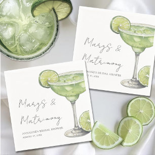 Margarita Bröllopsdusch Pappersservett