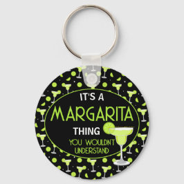 Margarita Cocktail Cute  Nyckelring