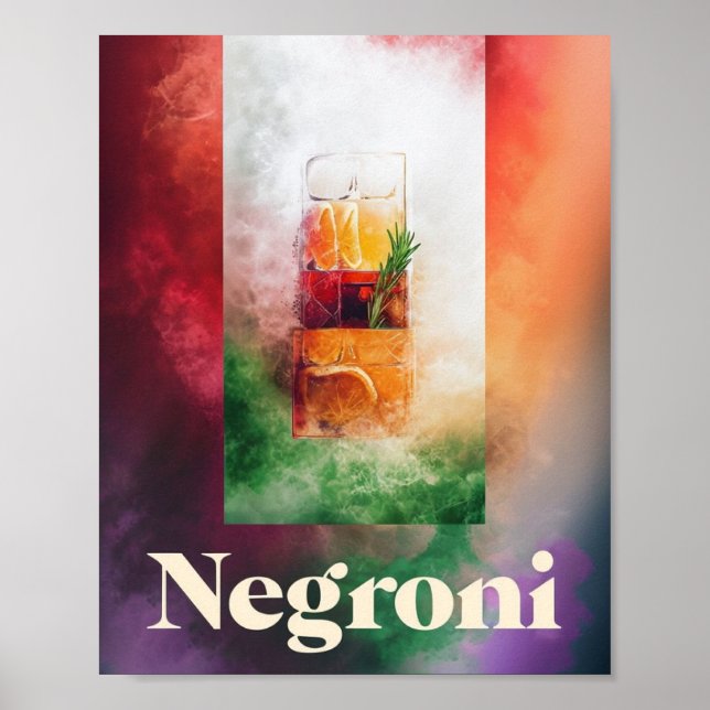 Margarita Cocktail Decor: Fet & Classic Pub Poster (Framsidan)