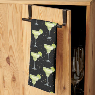 Margarita Cocktail Mönster Kökshandduk