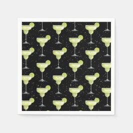 Margarita Cocktail Mönster Pappersservett
