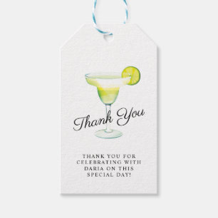 Margarita Cocktail Party Gift Märkres Presentetikett