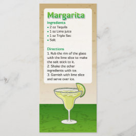 Margarita Cocktail Recipe-inbjudan