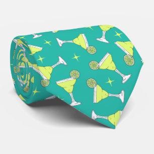 Margarita Cocktails Patterned Blue Bröllop Slips