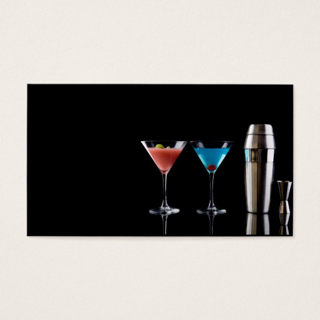 Margarita cocktails visitkort (Framsidan)