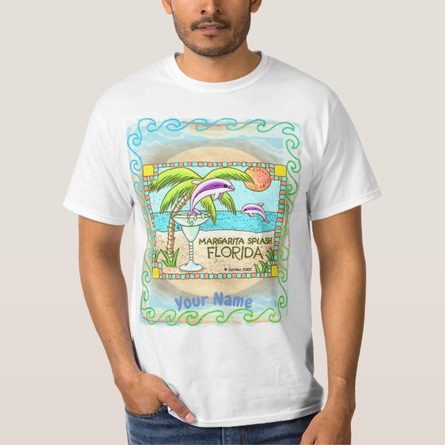 Margarita Dolphin t-shirt (Framsida)