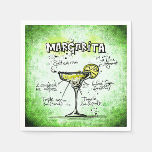 Margarita Drink Recipe Pappersservett