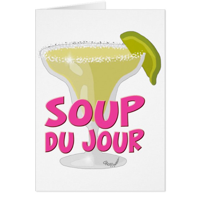 Margarita Du Jour Hälsningskort (Framsidan)
