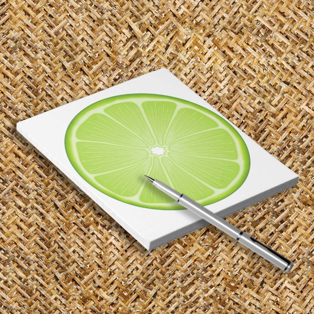 Margarita-fest Lime Notepad Anteckningsblock (Margarita Party Lime Notepad
Keep your party plans organized!)
