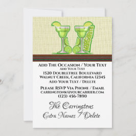 Margarita-fest - Se baksidan - Inbjudningar