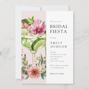 Margarita Fiesta Blommigt Möhippa Inbjudningar