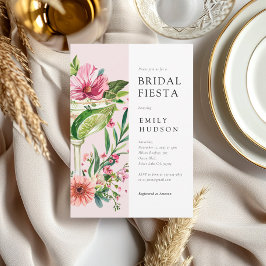 Margarita Fiesta Blommigt Möhippa Inbjudningar