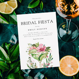 Margarita Fiesta Blommigt Möhippa Inbjudningar
