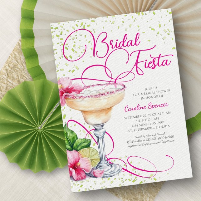 Margarita Fiesta Bröllopsdusch Inbjudningar (Skapare uppladdad)