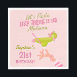Margarita Fiesta Vuxen Födelsedagsfest Napkins Pappersservett<br><div class="desc">Få tequilaflödet och party började med denna Margarita Fiesta-Vuxen Födelsedagsfest-samling! Den här designen har en grön margarita från hand plockade-kalk med en dam-tostning på höften Cheers! Våra enkla redigeringsmöjligheter för party-dekor, spel och mallar är designade för att göra livet enklare - vilket ge ger dig mer tid att sippa margaritas...</div>