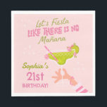Margarita Fiesta Vuxen Födelsedagsfest Napkins Pappersservett<br><div class="desc">Få tequilaflödet och party började med denna Margarita Fiesta-Vuxen Födelsedagsfest-samling! Den här designen har en grön margarita från hand plockade-kalk med en dam-tostning på höften Cheers! Våra enkla redigeringsmöjligheter för party-dekor, spel och mallar är designade för att göra livet enklare - vilket ge ger dig mer tid att sippa margaritas...</div>