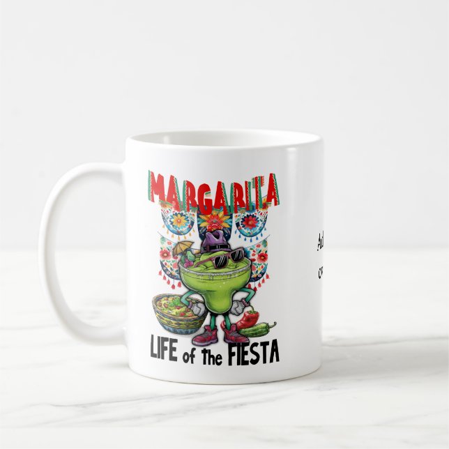Margarita, Fiestas liv, Drinko de Mayo Kaffemugg (Vänster)