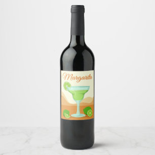 "Margarita" flaskaetiketter Vinflaska Etikett
