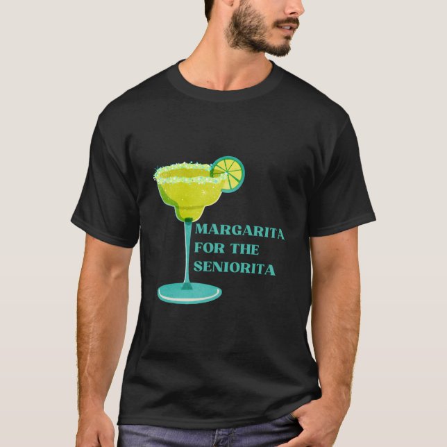 Margarita för Seniorita Pullover Hoodie T Shirt (Framsida)