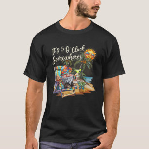 Margarita Gnome, klockan 5 på Handflatan Träd T Shirt