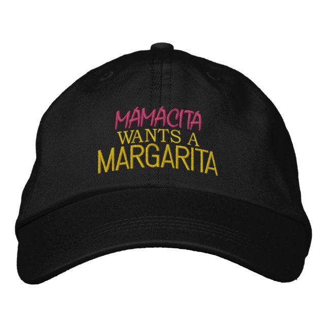 Margarita Humor Broderad Keps (Framsida)