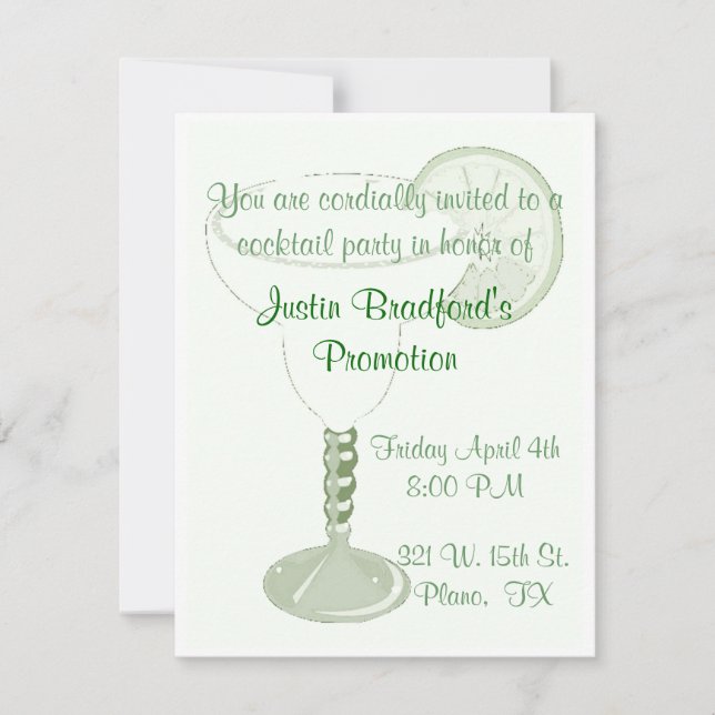 Margarita-inbjudan Inbjudningar (Framsida)