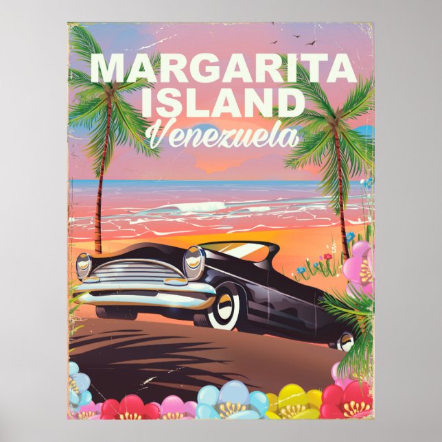Margarita Island - Venezuelas reseaffisch Poster (Framsidan)