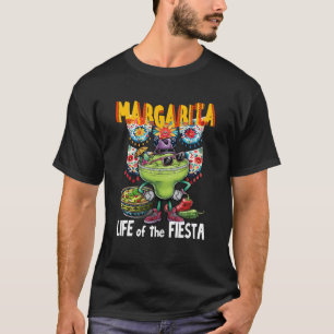 Margarita Life of the Fiesta, mexikanska Fiesta T Shirt