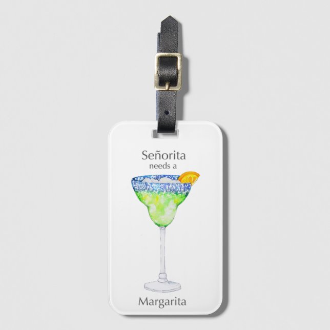 Margarita Luggage Tag Bagagebricka (Framsida vertikal)