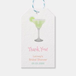 Margarita Mexican Theme Shower Party Favor Märkres Presentetikett