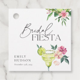 Margarita mexikansk fiesta bröllopsdusch gåvor etiketter