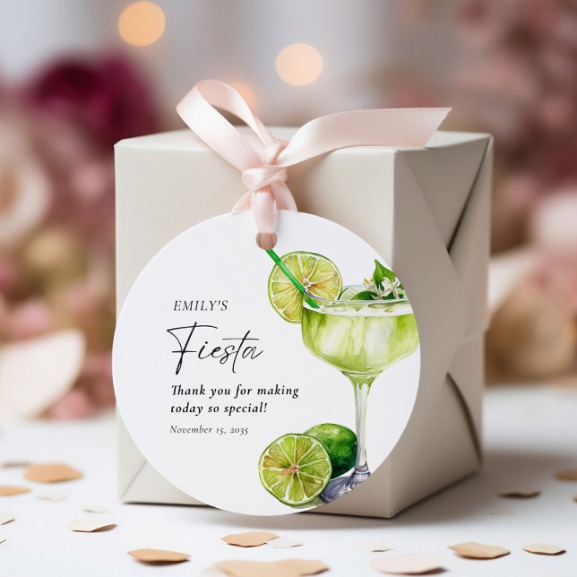 Margarita mexikansk fiesta bröllopsfest gåvor etiketter (Skapare uppladdad)