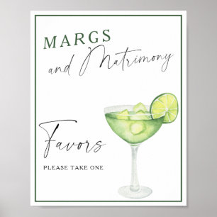 Margarita möhippa Favors ta en Poster