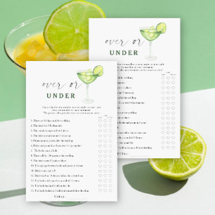 Margarita möhippa Över eller under spel
