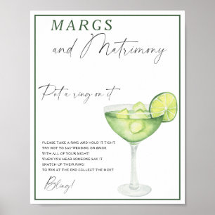 Margarita möhippa Sätt ring på spel Poster