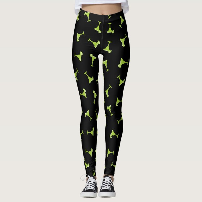 Margarita Mönster Leggings (Framsida)