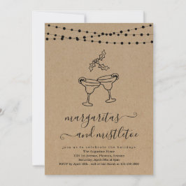Margarita och Mistletoe-Julfesten Inbjudningar