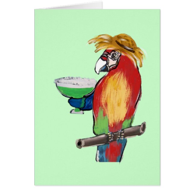 Margarita Parrots Hälsningskort (Framsidan)