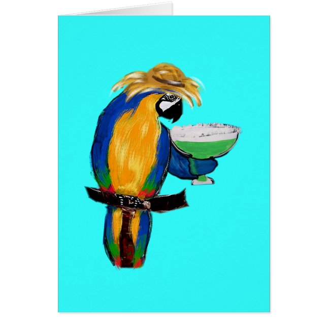 Margarita Parrots Hälsningskort (Framsidan)