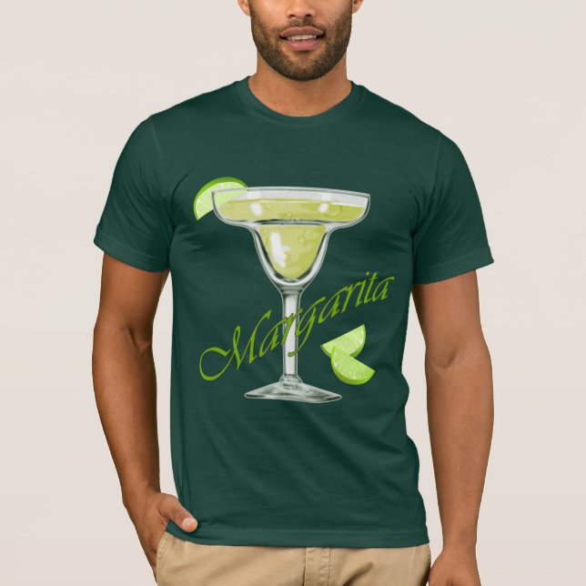 Margarita Party Forest Grönt T-shirt (Framsida)