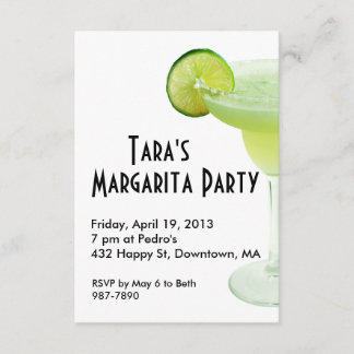 Margarita Party-inbjudan Inbjudningar