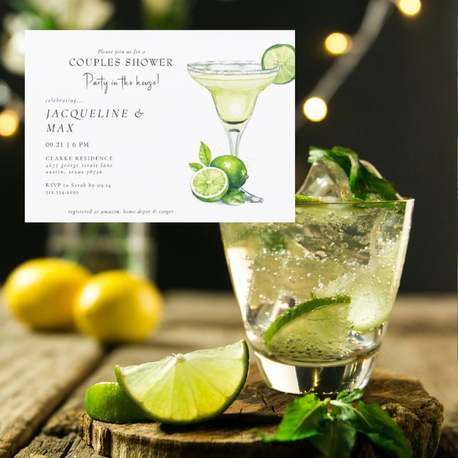 Margarita Party Par Möhippa Inbjudningar (Skapare uppladdad)