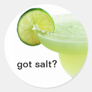 Margarita Party Stickers Runt Klistermärke