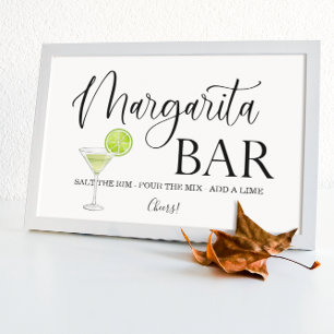 Margarita Pub bröllop skylt Tabletop Plaque