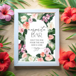 Margarita Pub Tropical Löv Möhippa Poster