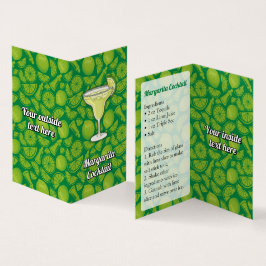 Margarita Recipe Visitkort