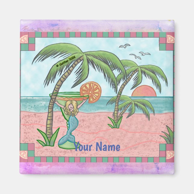 Margarita Sjöjungfru Magnet (Framsidan)