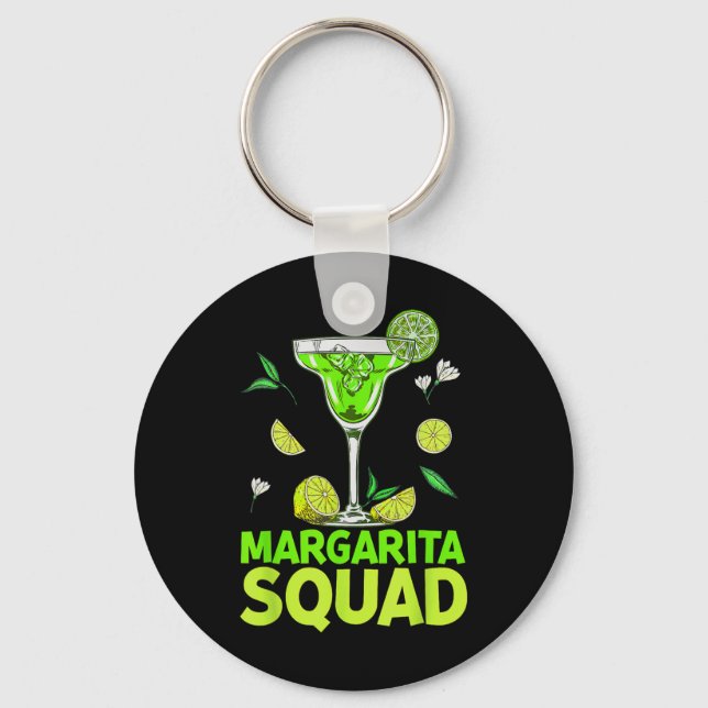 Margarita Squad Cinco de Mayo Costumes för mexikan Nyckelring (Framsida)