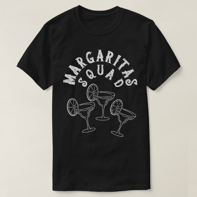 Margarita Squad Cute Tequila Fläkt Funny Cinco De  T Shirt (Design framsida)